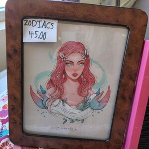 Zodiac digital drawing cancer